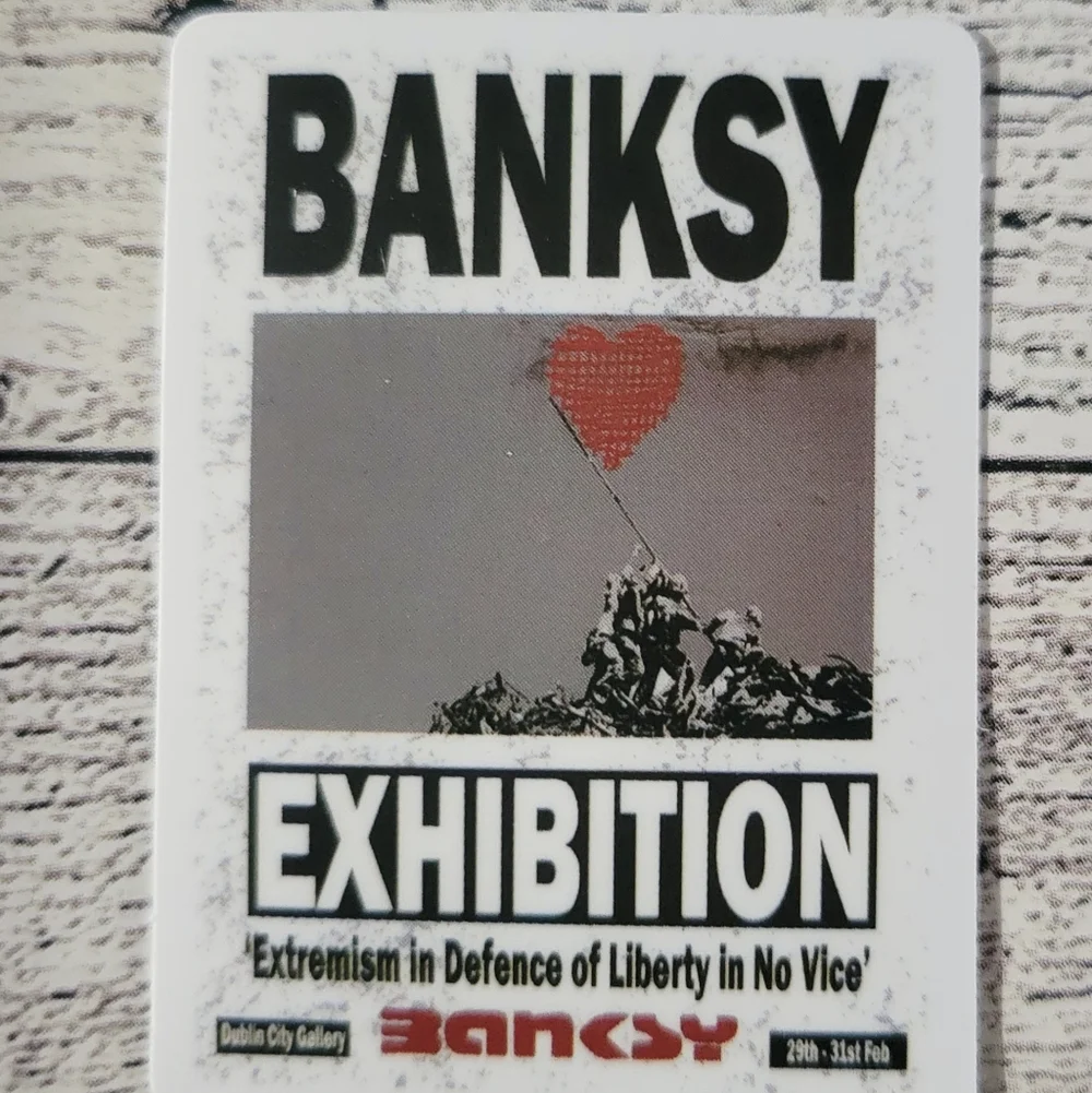 ART Stickers Featuring Banksy & Graffiti Subversive Street Art 100 Stickers